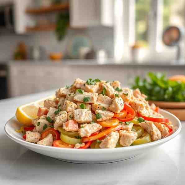 Chicken & Tuna Salad - Easy Recipe